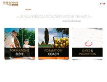 Tablet Screenshot of free-tennis.com